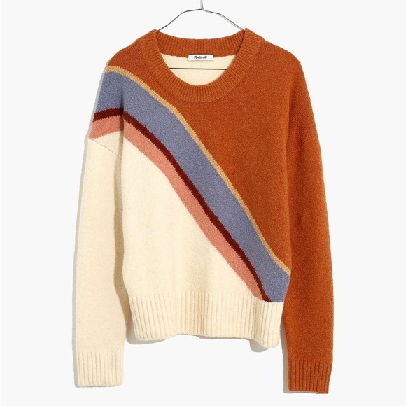 Madewell Sweaters - Madewell Striped Lyford Pullover Sweater